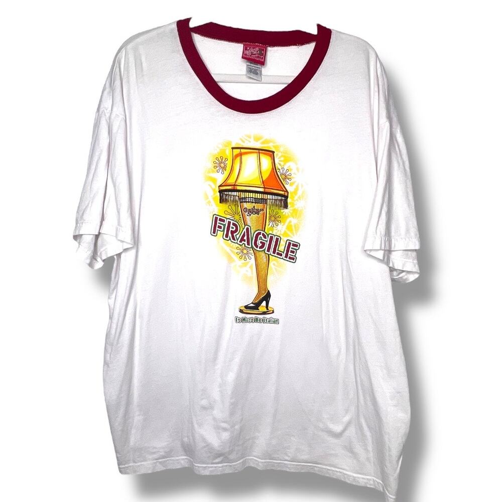 Men's Sleepwear A Christmas Story Lamp Fragile Graphic Tee Extra Large